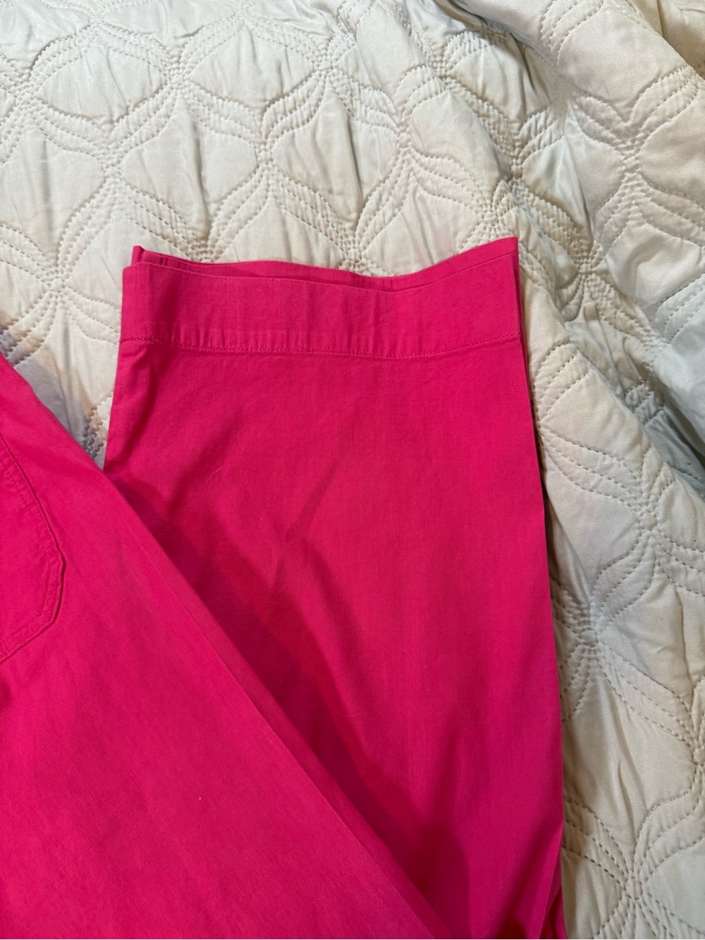 Maeve Anthropologie Colette Pink Wide Leg Ankle Pants Womens 25 - Picture 12 of 12